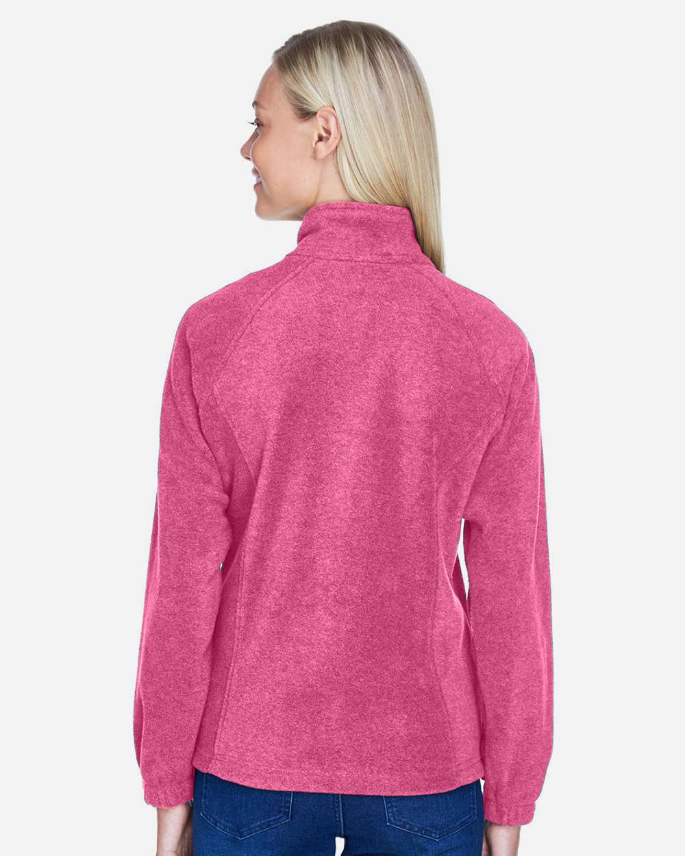 Women's Full-Zip Fleece - OnModelBack - B307B9302 - Charity Pink