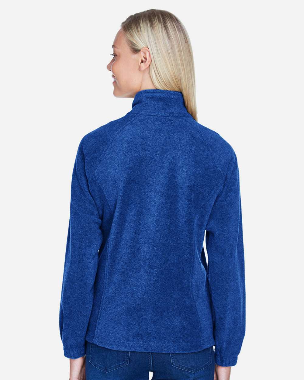 Women's Full-Zip Fleece - OnModelBack - B307B9752 - True Royal