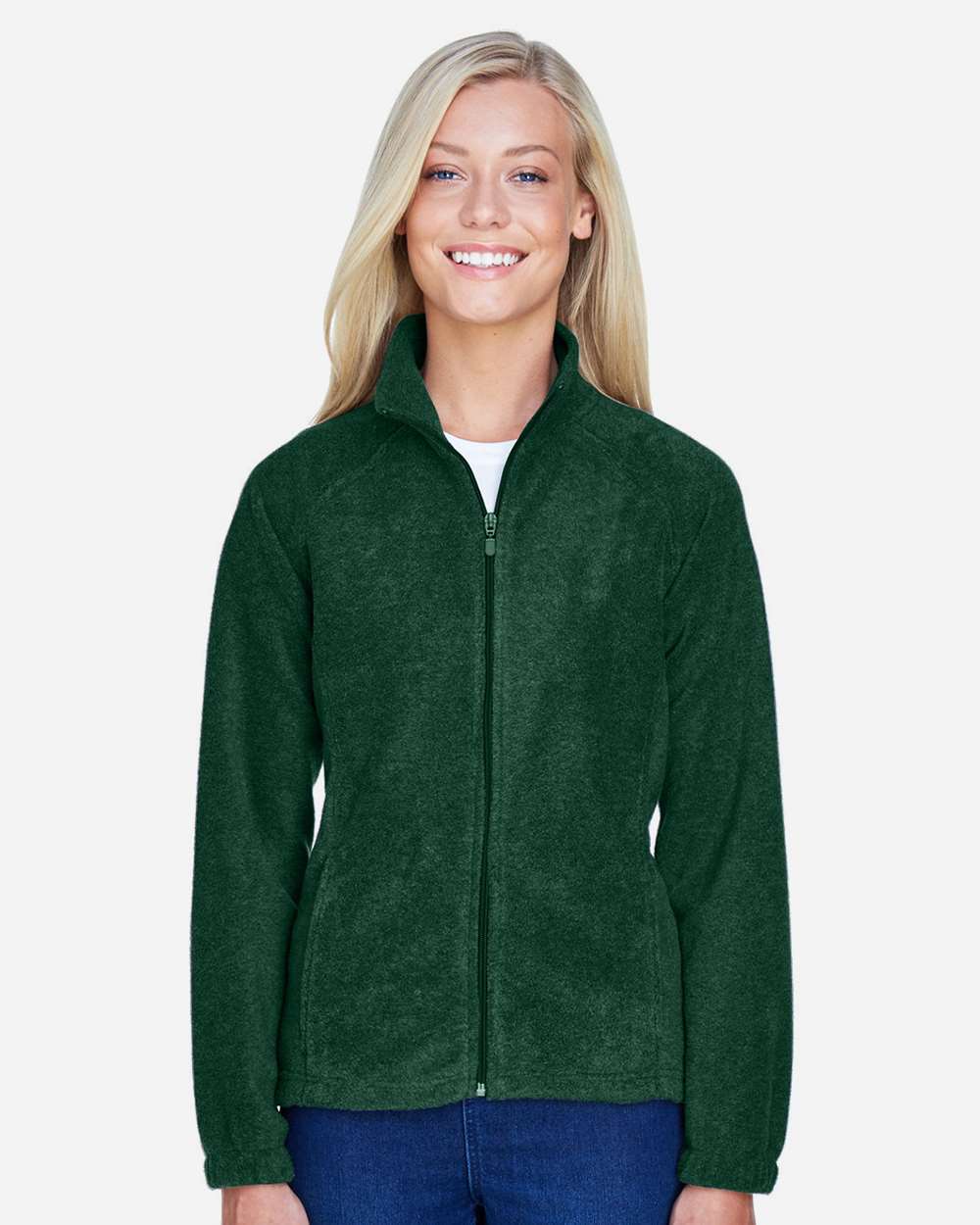 Women's Full-Zip Fleece - OnModelFront - B307B9102 - Hunter