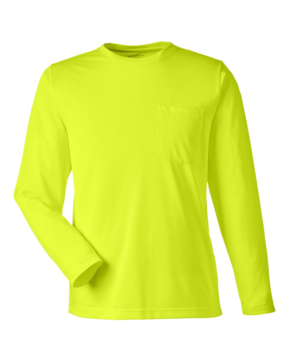 Unisex Charge Snag and Soil Protect Long Sleeve T-Shirt - Front - B189B9122 - Safety Yellow
