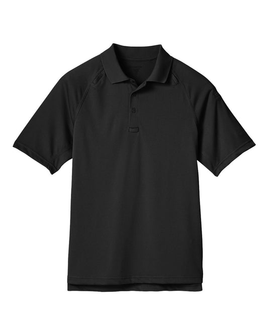 Men's Advantage Tactical Performance Polo - Front - B199B9502 - Black
