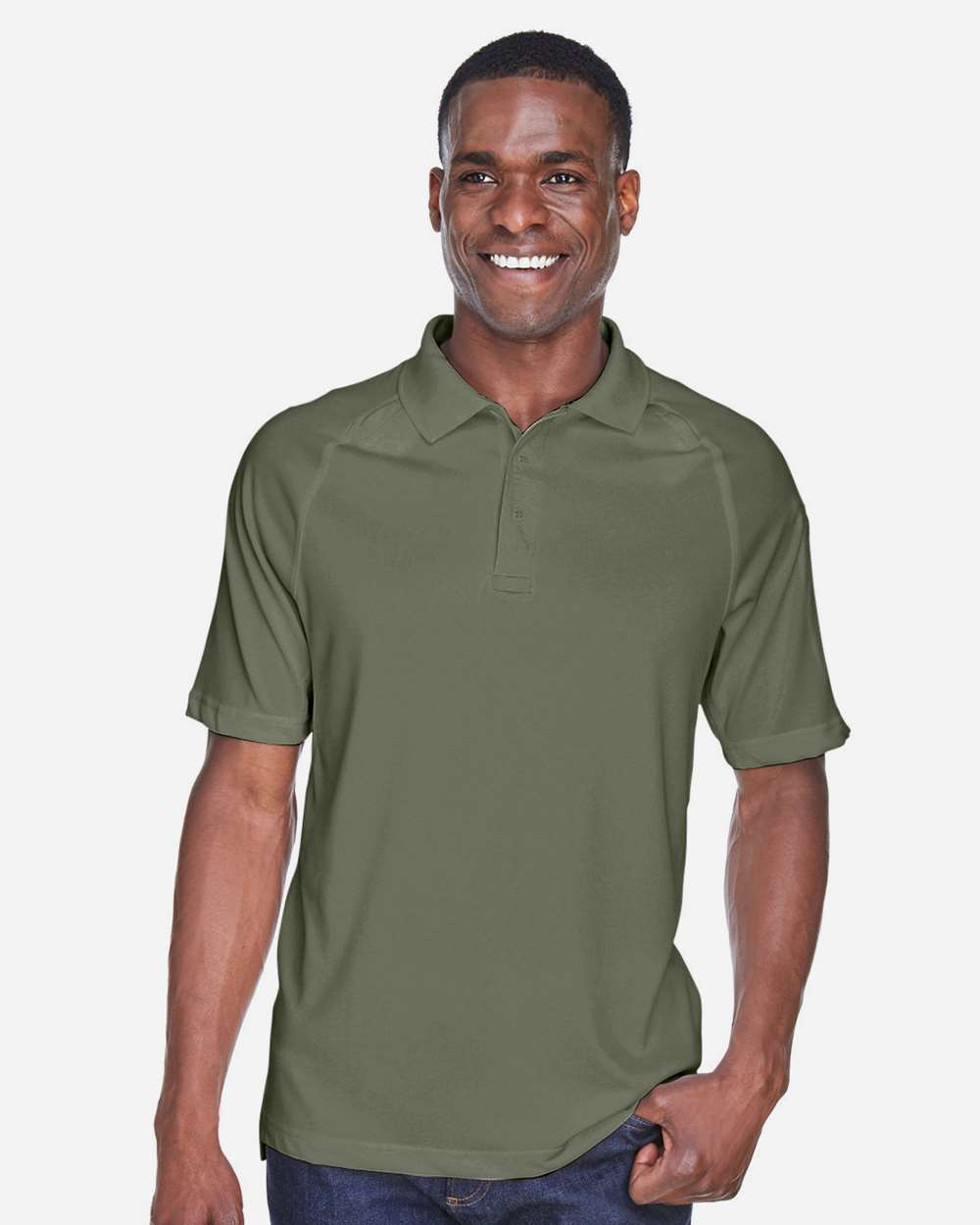 Men's Advantage Tactical Performance Polo - OnModelFront - B199B9172 - Tactical Green