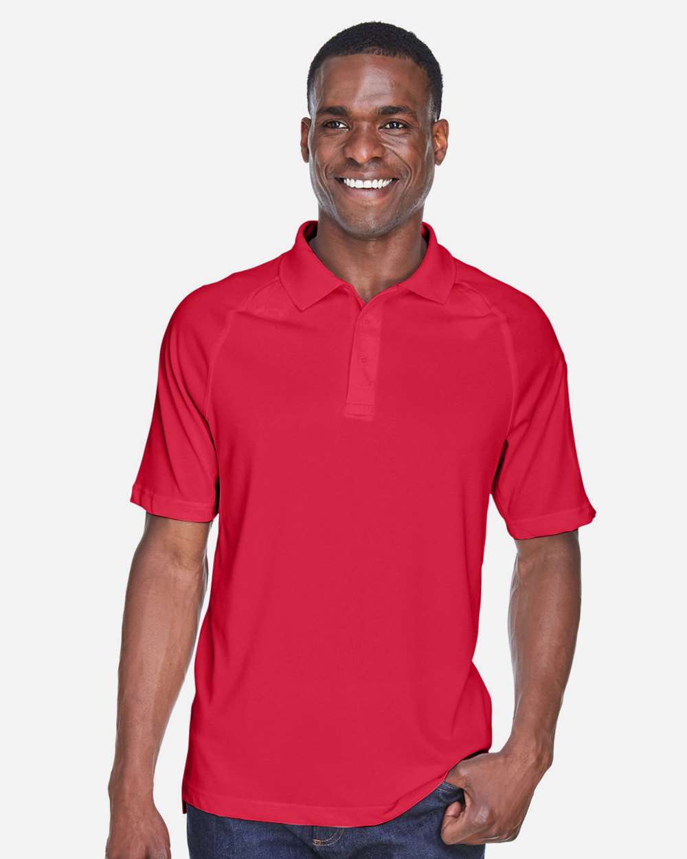Men's Advantage Tactical Performance Polo - OnModelFront - B199B9702 - Red