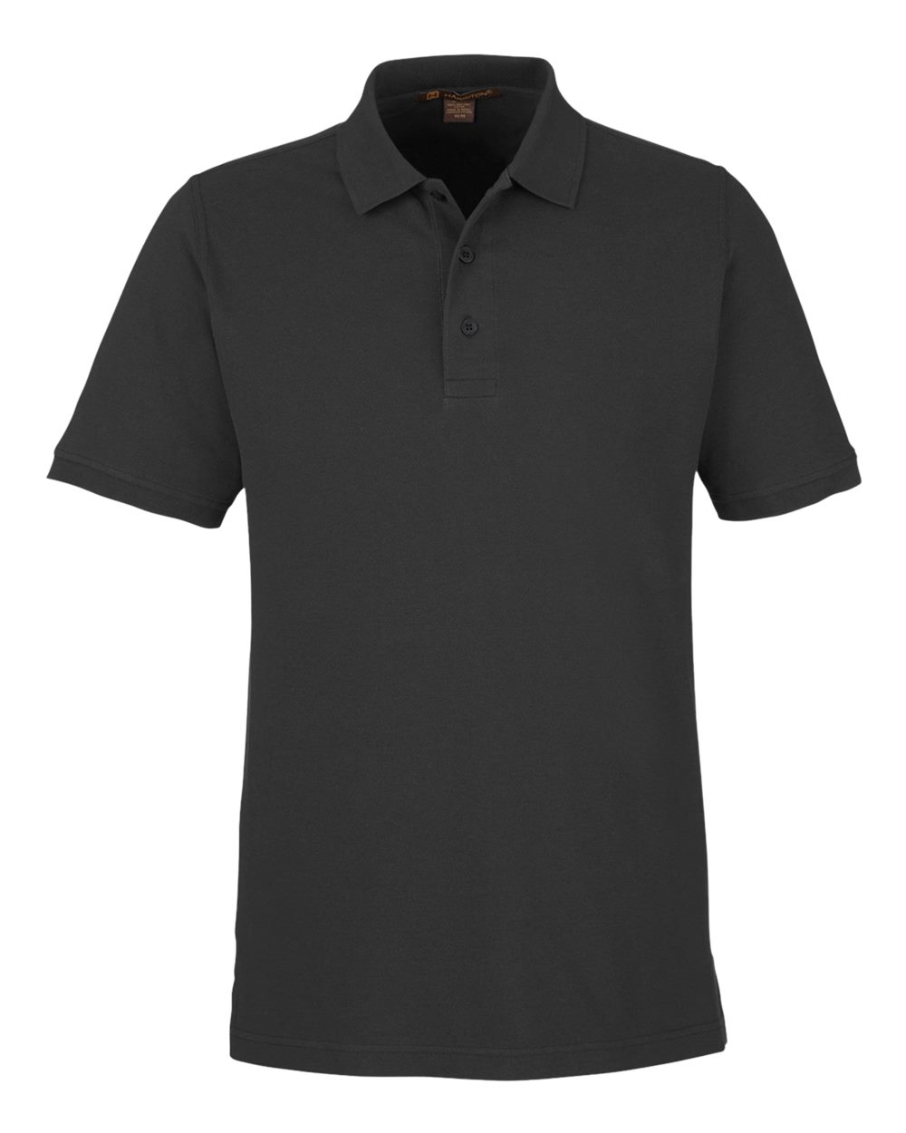 Men's Valiant Cotton Snag Protect Polo - Front - B193B9503 - Black