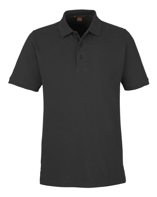 Men's Valiant Cotton Snag Protect Polo - Front - B193B9503 - Black