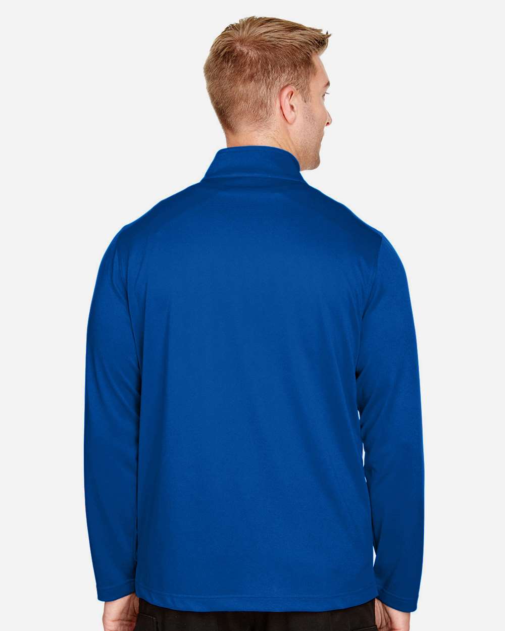 Men's Advantage Snag Protection Plus Quarter-Zip Pullover - OnModelBack - B288B9753 - True Royal
