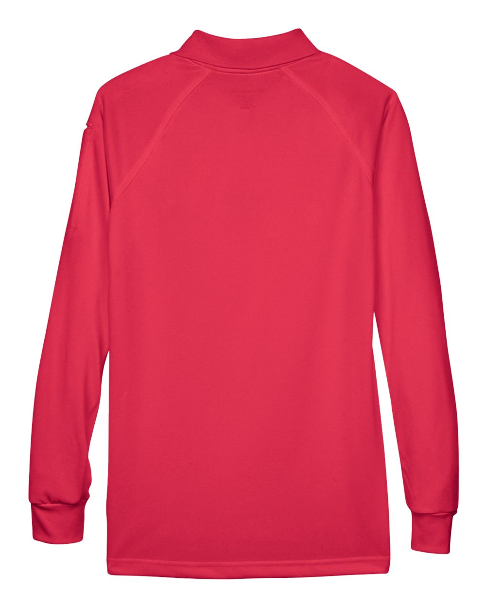 Women's Advantage Long Sleeve Tactical Polo - Back - B201B9702 - Red