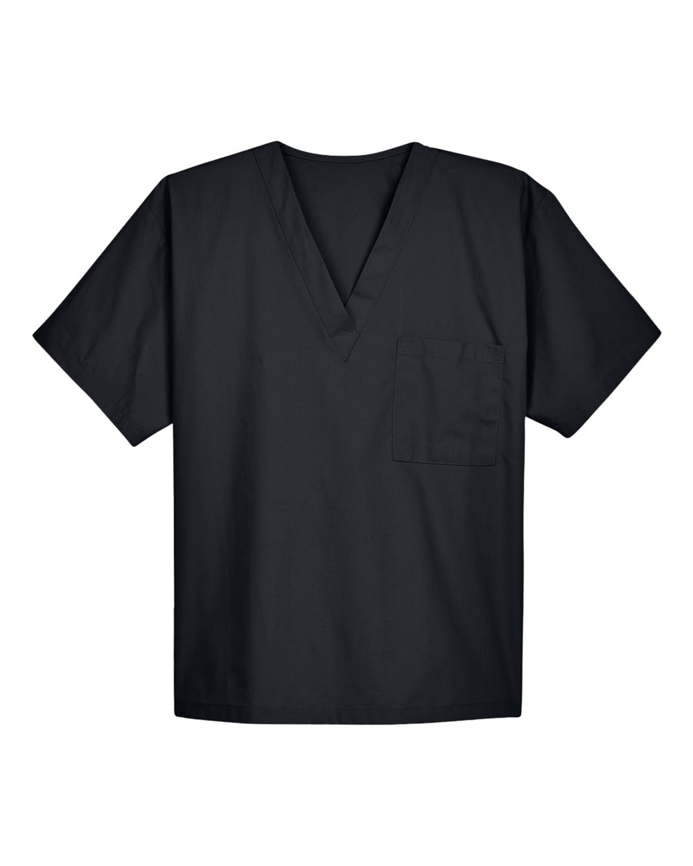 Unisex Restore Scrub Top - Front - B301B9501 - Black
