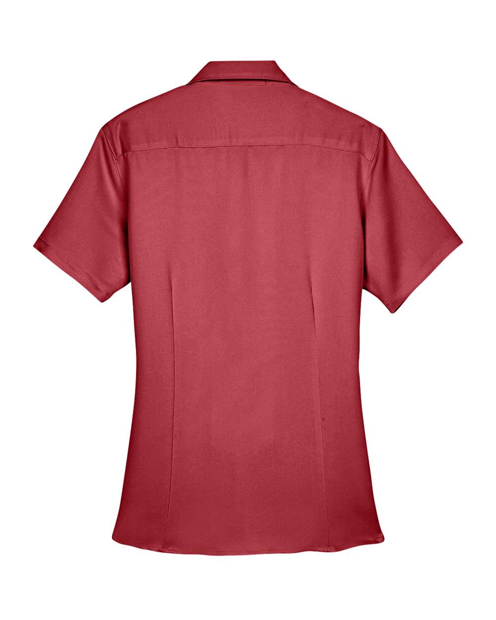 Women's Bahama Cord Camp Shirt - Back - B254B9703 - Tile Red