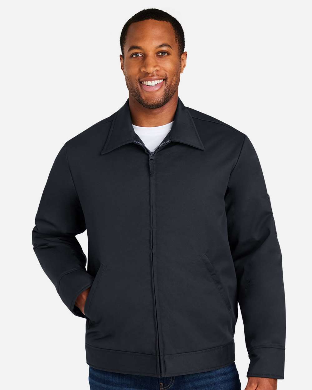 Unisex ClimaBloc® Station Jacket - OnModelFront - B282B9592 - Dark Charcoal