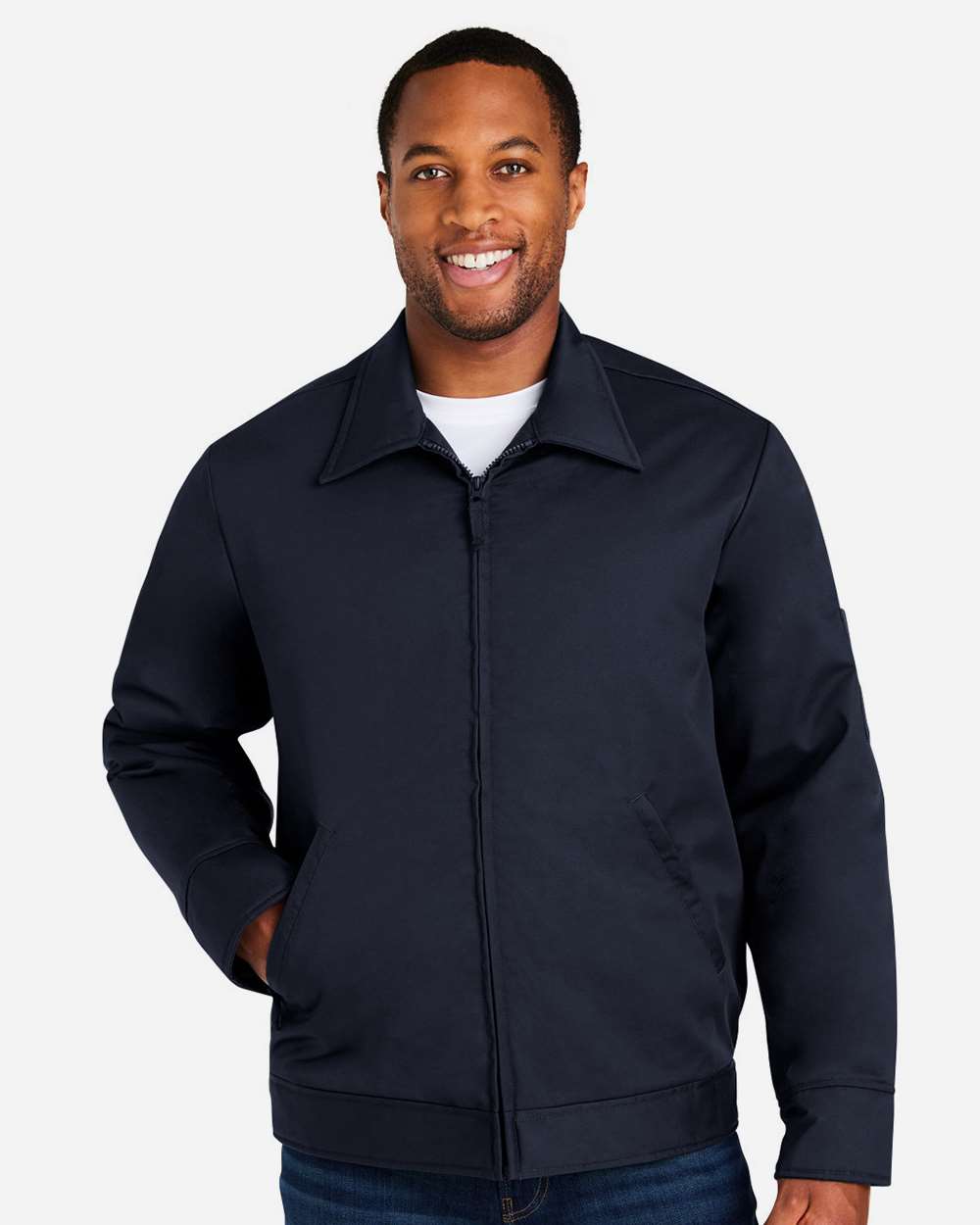 Unisex ClimaBloc® Station Jacket - OnModelFront - B282B9652 - Dark Navy