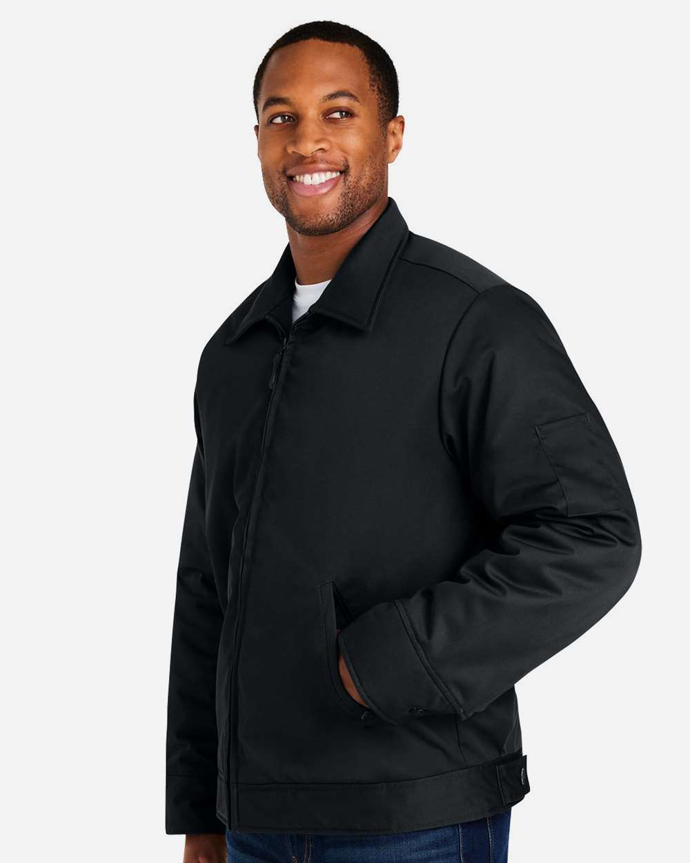 Unisex ClimaBloc® Station Jacket - OnModelSide - B282B9502 - Black