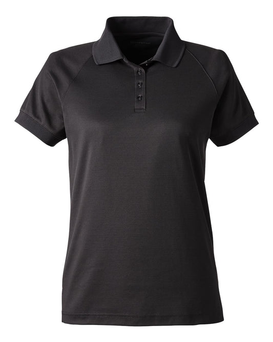 Women's Charge Snag and Soil Protect Polo - Front - B198B9502 - Black