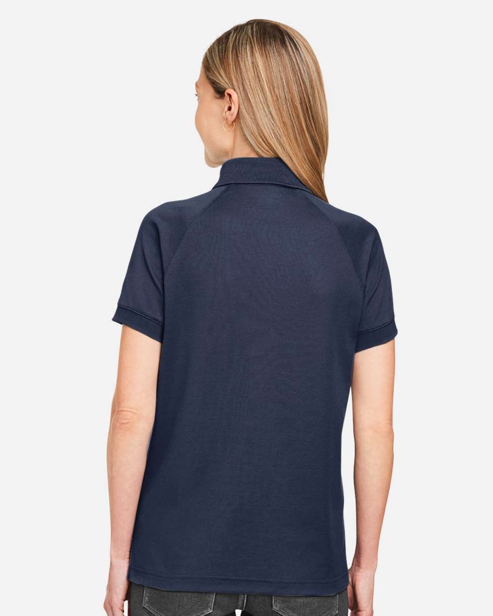 Women's Charge Snag and Soil Protect Polo - OnModelBack - B198B9652 - Dark Navy