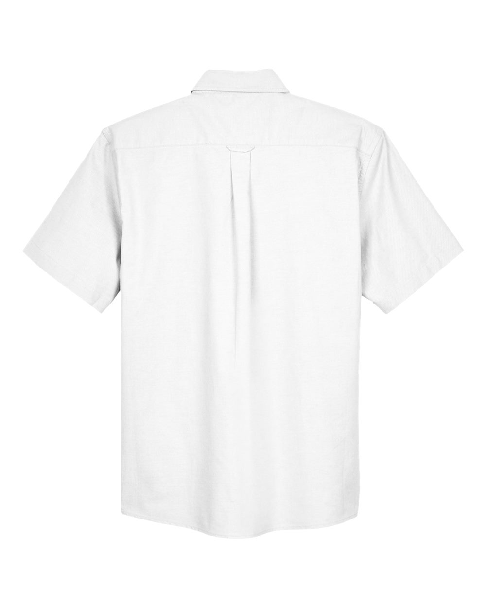 Men's Oxford Short Sleeve with Stain-Release - Back - B270B9005 - White