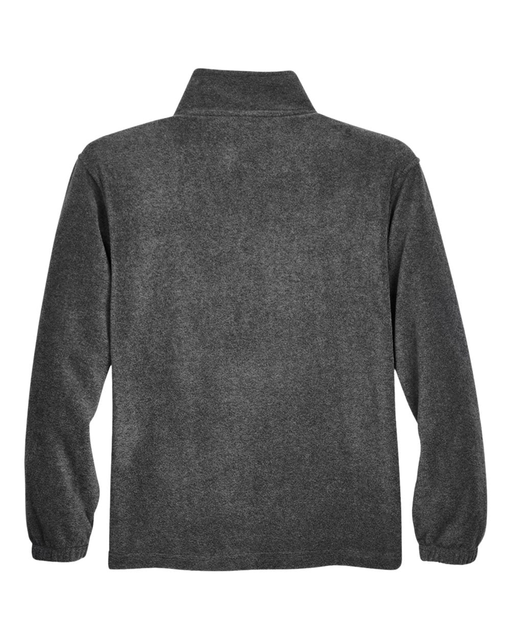Men's Quarter-Zip Fleece Pullover - Back - B303B9593 - Charcoal