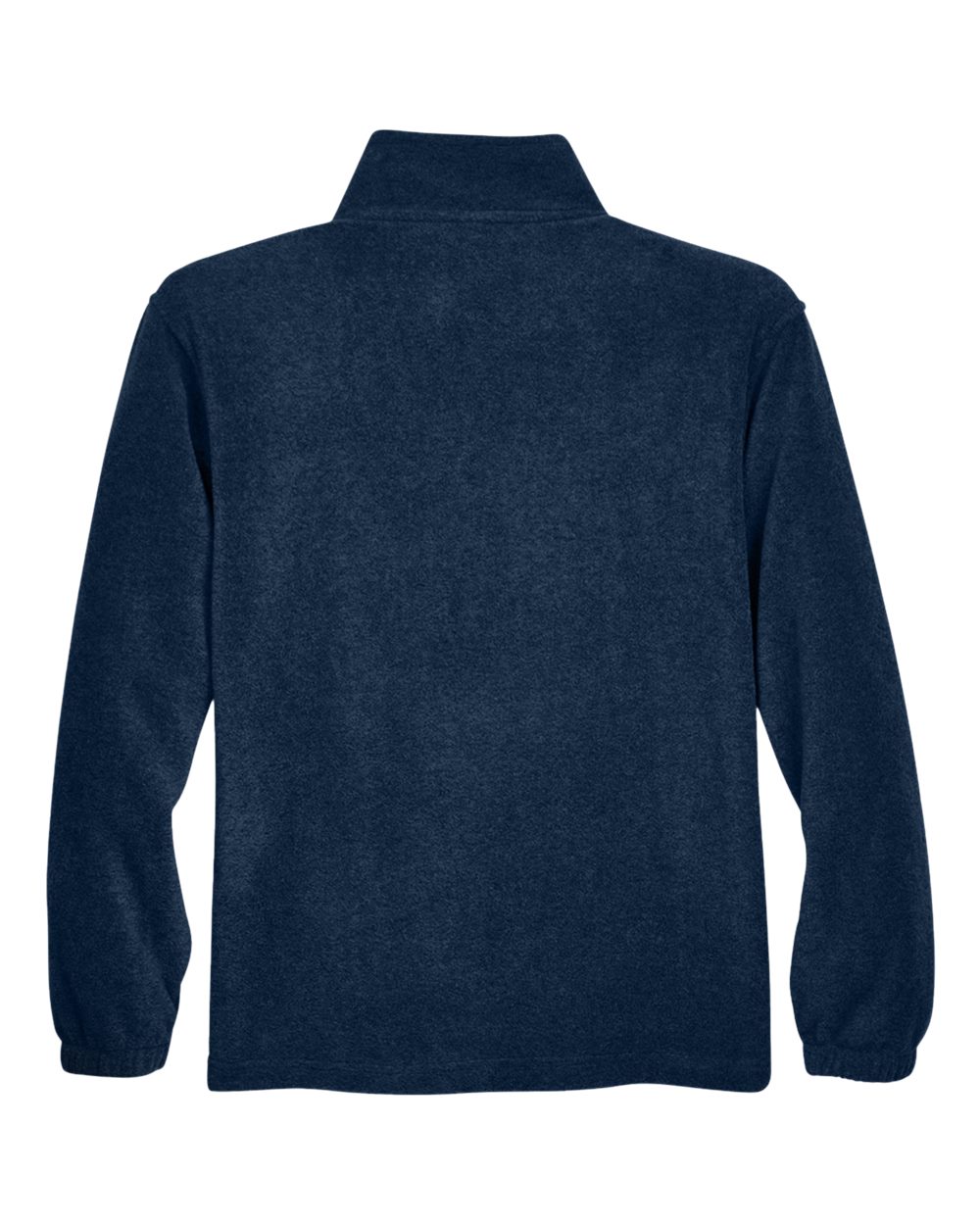 Men's Quarter-Zip Fleece Pullover - Back - B303B9653 - Navy