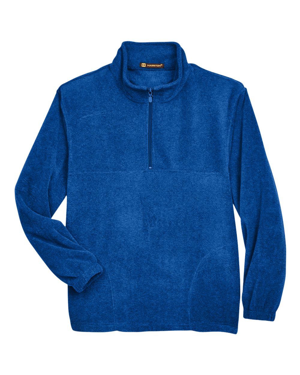Men's Quarter-Zip Fleece Pullover - Front - B303B9753 - True Royal