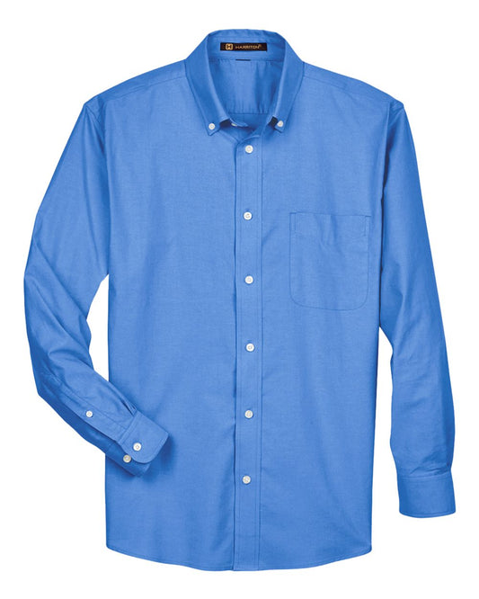 Men's Oxford Shirt - Front - B269B9752 - French Blue