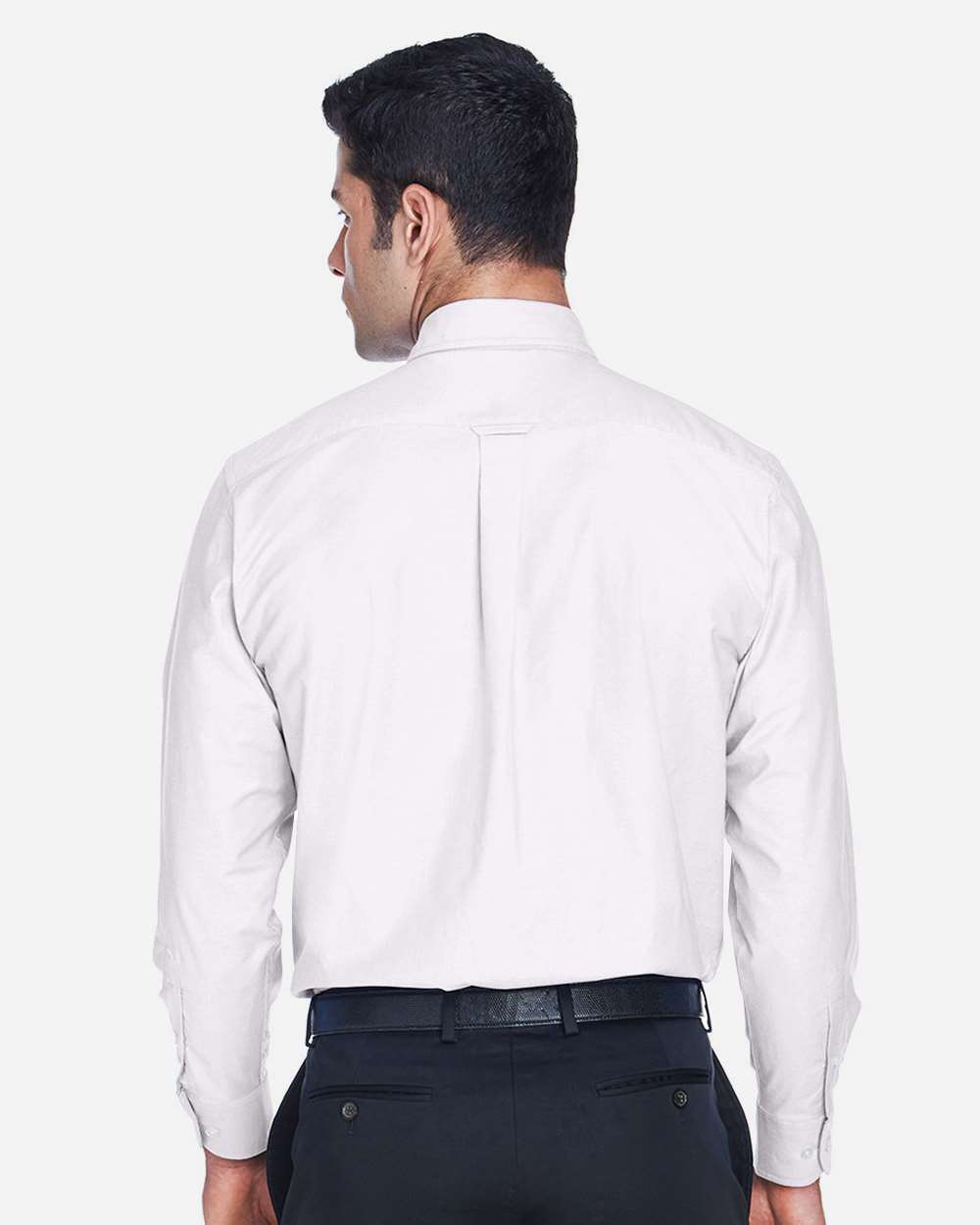 Men's Oxford Shirt - OnModelBack - B269B9002 - White