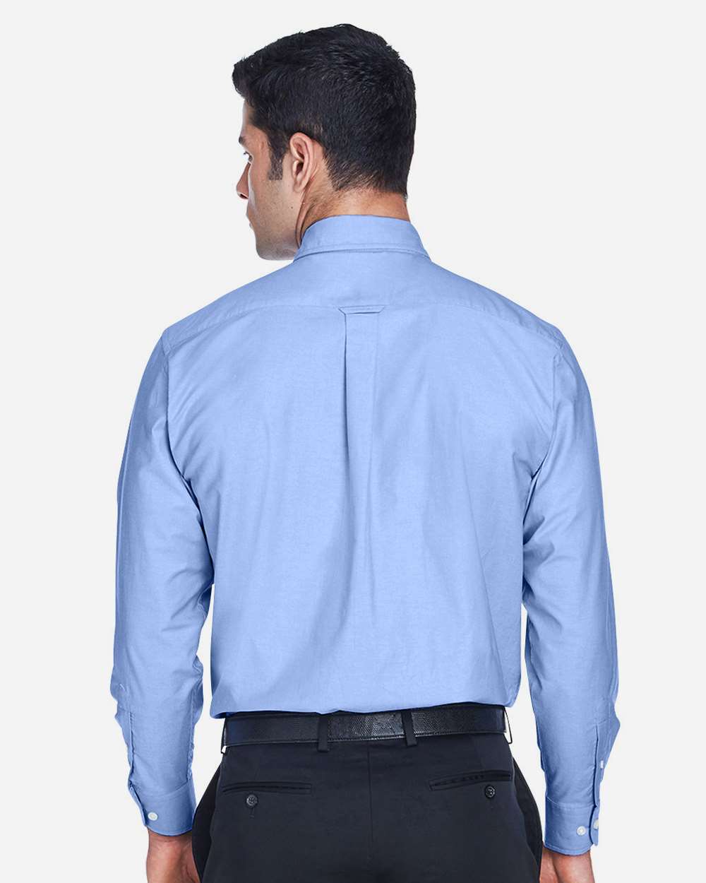 Men's Oxford Shirt - OnModelBack - B269B9253 - Light Blue
