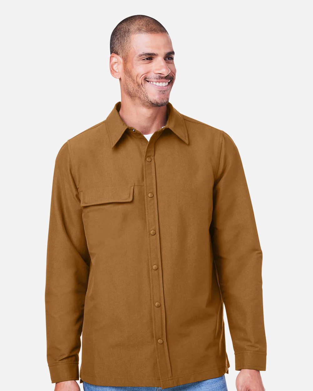 Unisex Flex Twill Overshirt - styleImage