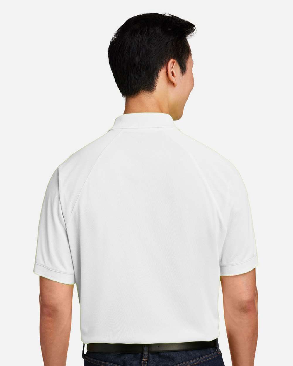 Men's Charge Snag and Soil Protect Polo - OnModelBack - B196B9003 - White