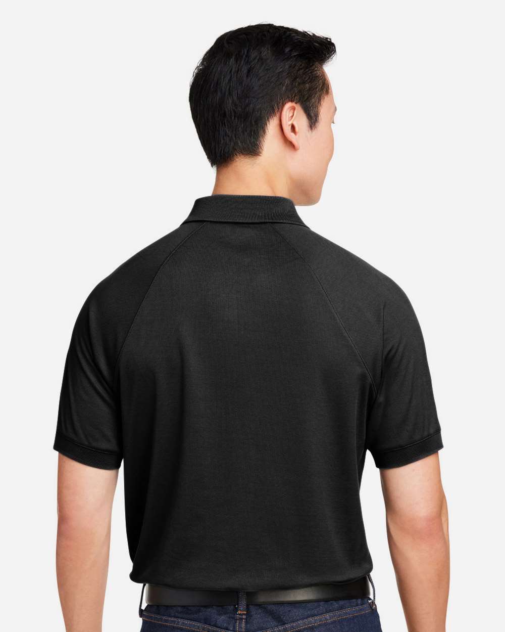 Men's Charge Snag and Soil Protect Polo - OnModelBack - B196B9503 - Black