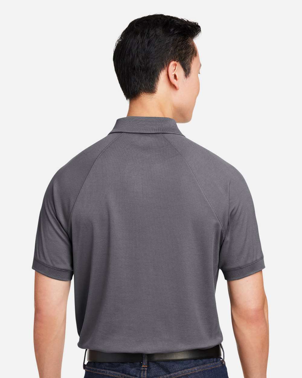 Men's Charge Snag and Soil Protect Polo - OnModelBack - B196B9593 - Dark Charcoal
