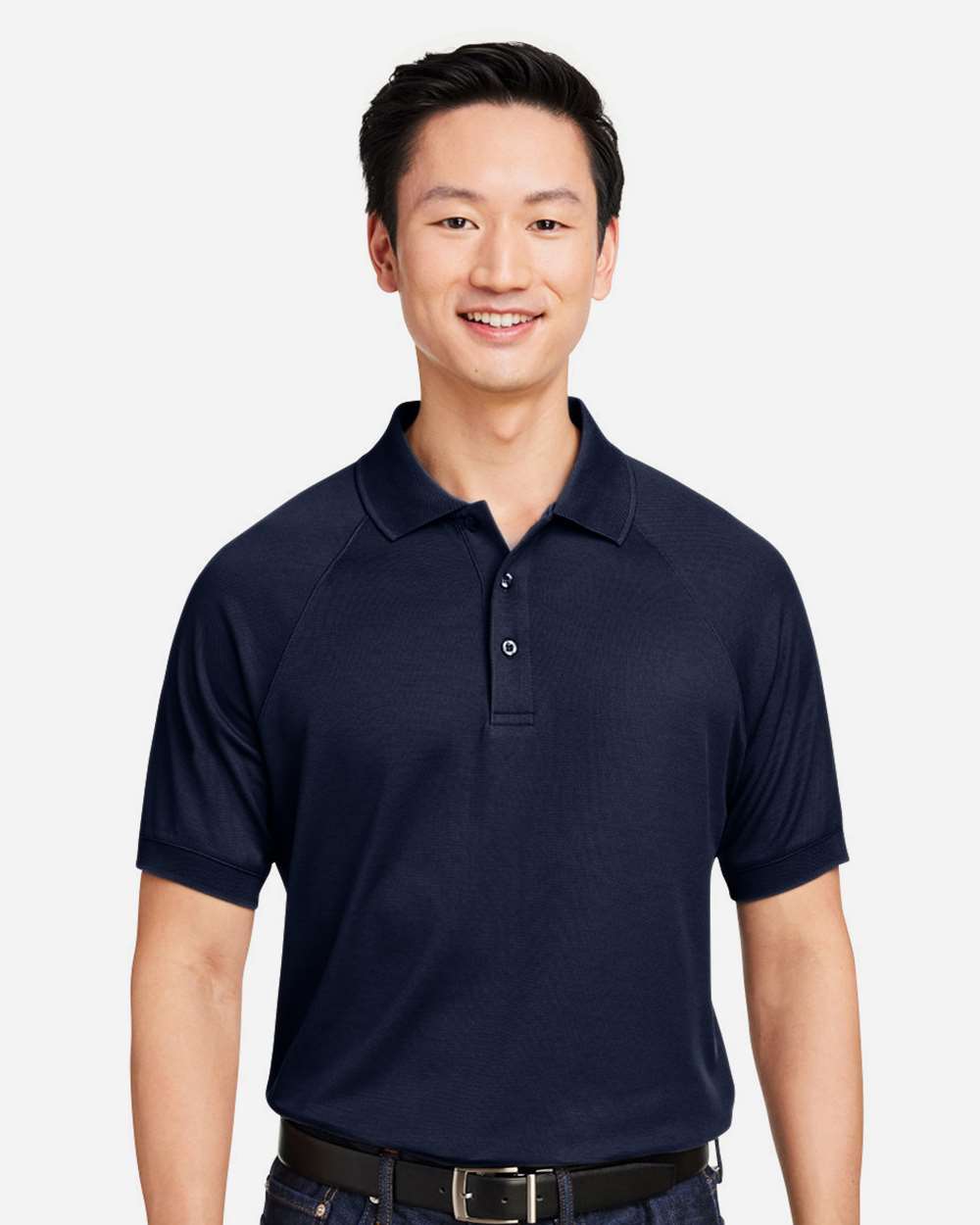 Men's Charge Snag and Soil Protect Polo - OnModelFront - B196B9653 - Dark Navy