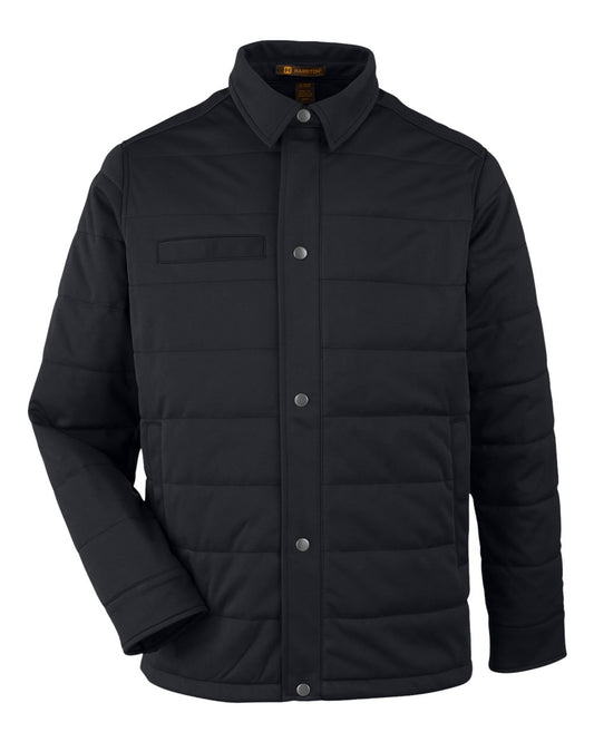 Unisex Guardian Soft Shell Chore Coat - Front - B300B9502 - Black