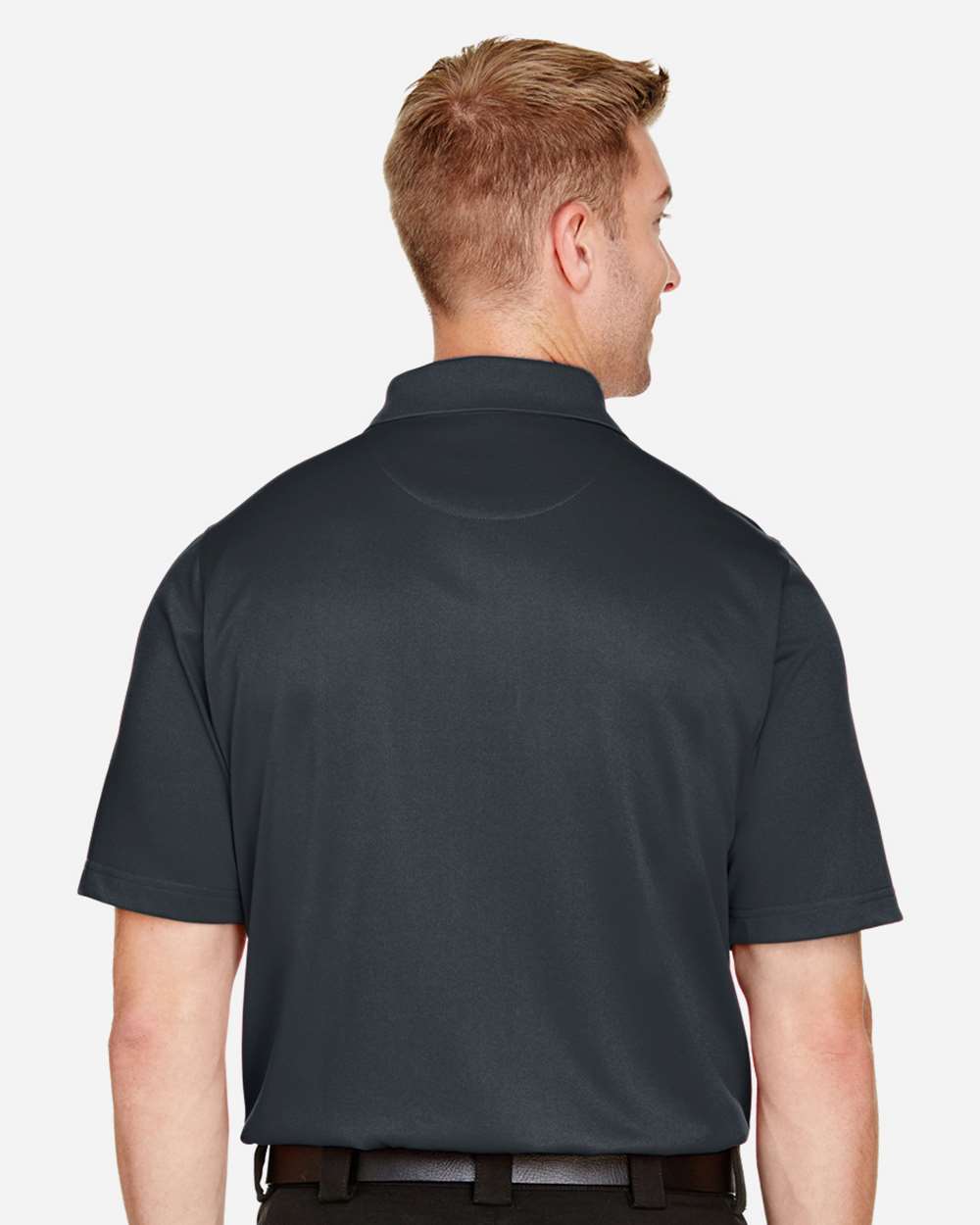 Men's Tall Advantage Snag Protection Plus IL Polo - OnModelBack - B218B9595 - Dark Charcoal