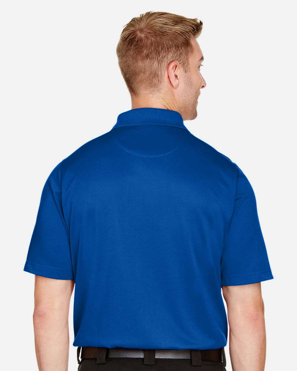 Men's Tall Advantage Snag Protection Plus IL Polo - OnModelBack - B218B9755 - True Royal