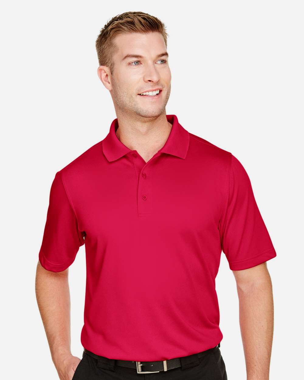 Men's Tall Advantage Snag Protection Plus IL Polo - OnModelFront - B218B9705 - Red