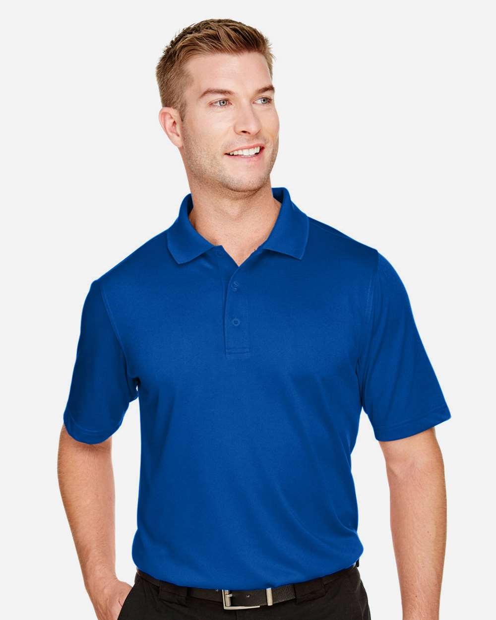 Men's Tall Advantage Snag Protection Plus IL Polo - OnModelFront - B218B9755 - True Royal