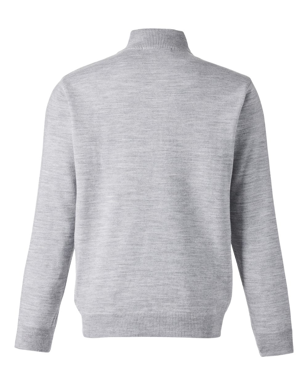 Unisex Pilbloc™ Quarter-Zip Pullover Sweater - Back - B233B9092 - Grey Heather