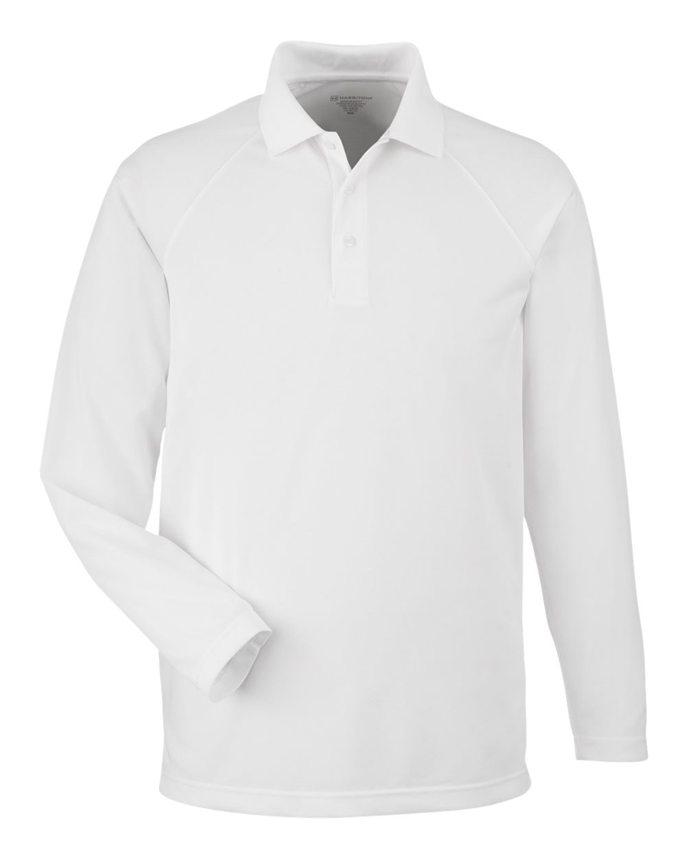 Men's Charge Snag and Soil Protect Long Sleeve Polo - Front - B197B9003 - White