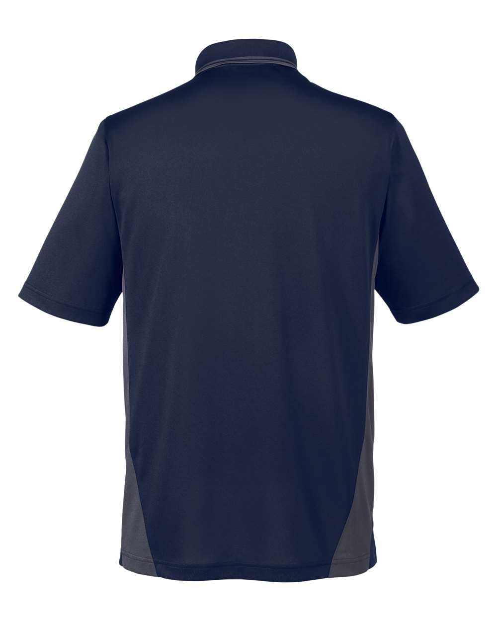 Men's Tall Flash Snag Protection Plus IL Colorblock Polo - Back - B227B9655 - Dark Navy/ Dark Charcoal