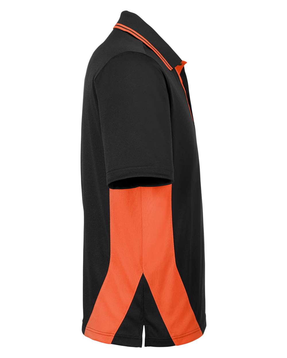 Men's Tall Flash Snag Protection Plus IL Colorblock Polo - DirectSide - B227B9115 - Black/ Team Orange
