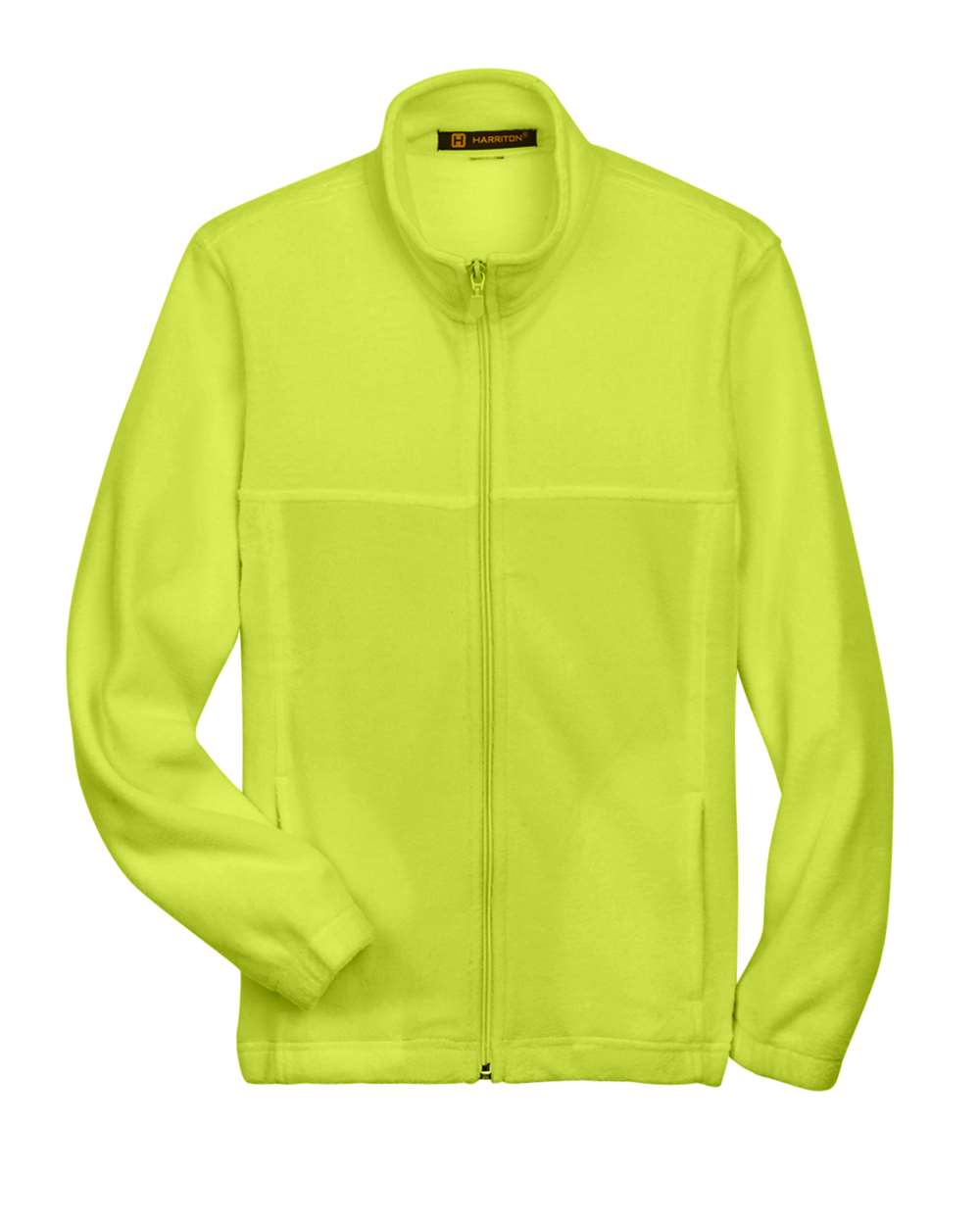 Youth Full-Zip Fleece - Front - B308B9123 - Safety Yellow