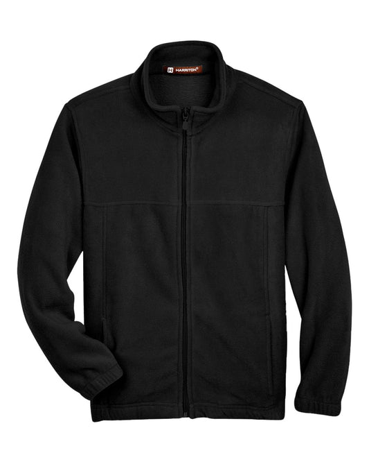 Youth Full-Zip Fleece - Front - B308B9503 - Black