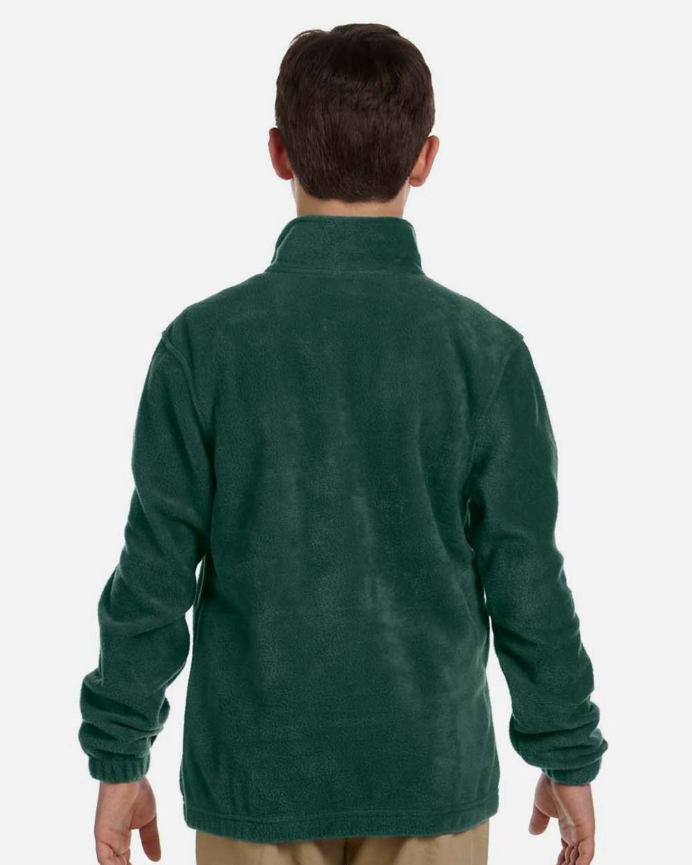 Youth Full-Zip Fleece - OnModelBack - B308B9103 - Hunter