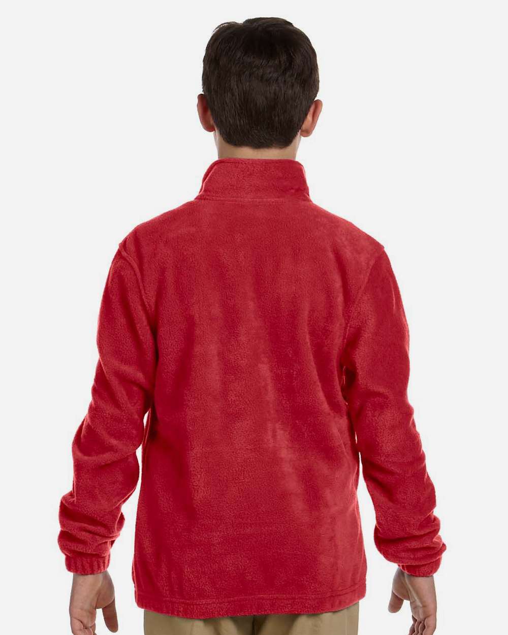 Youth Full-Zip Fleece - OnModelBack - B308B9703 - Red