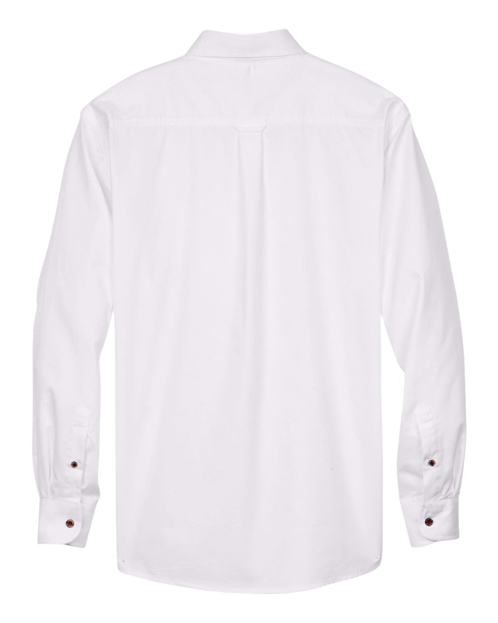 Men's Tall Easy Blend™ Twill Dress Shirt - Back - B239B9006 - White
