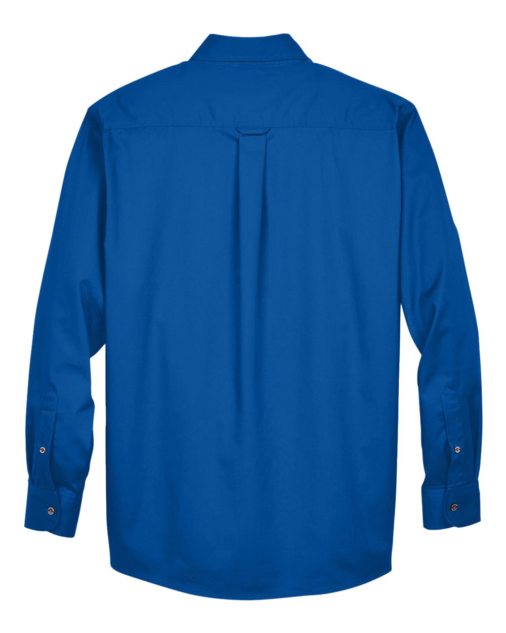 Men's Tall Easy Blend™ Twill Dress Shirt - Back - B239B9756 - French Blue