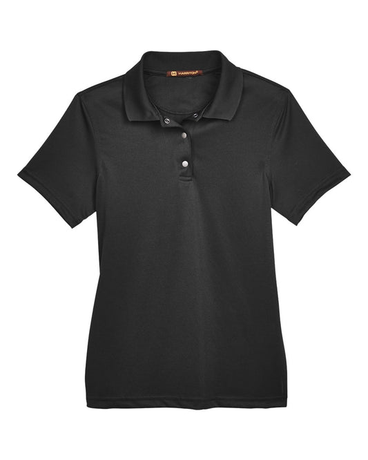 Women's Advantage Snag Protection Plus IL Snap Placket Polo - Front - B212B9502 - Black