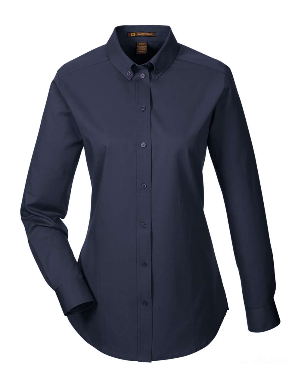 Women's Foundation Cotton Twill Shirt with Teflon - Front - B260B9652 - Dark Navy