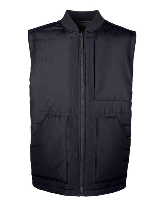 Unisex Dockside Interactive Reversible Freezer Vest - Front - B293B9502 - Black/ Dark Charcoal