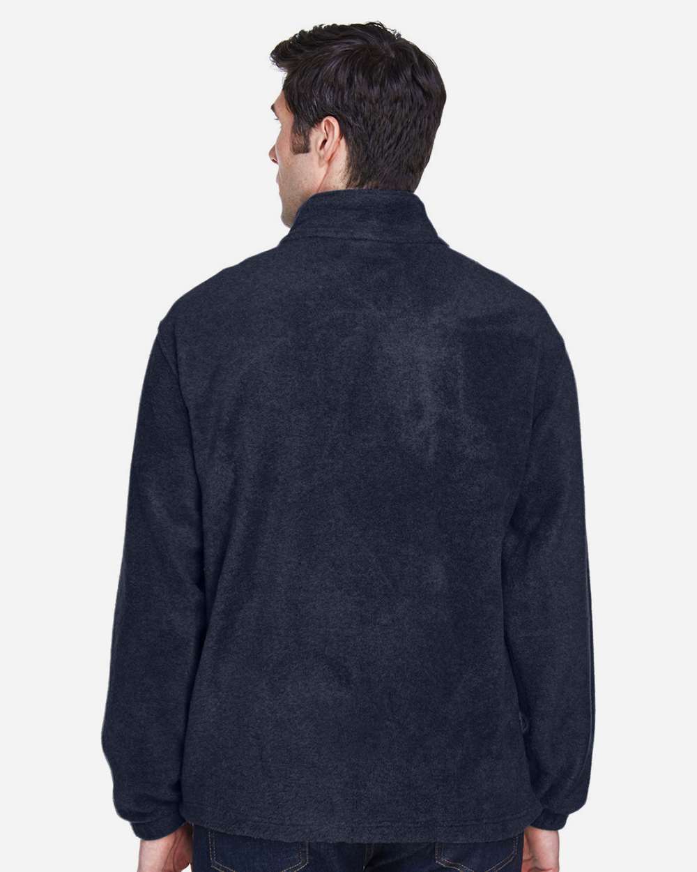 Men's Tall Full-Zip Fleece - OnModelBack - B306B9656 - Navy