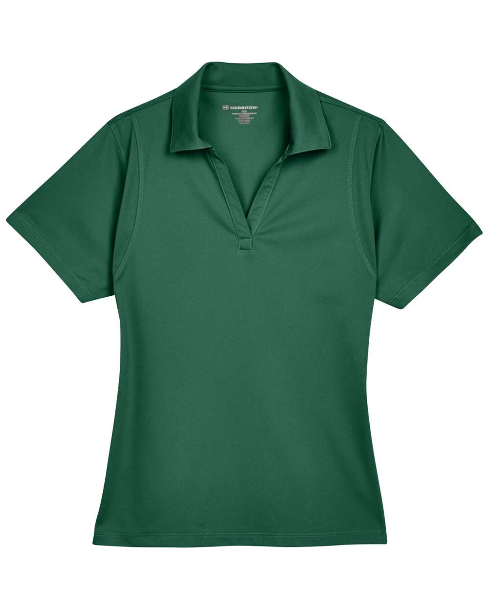 Women's Micro-Piqué Polo - Front - B222B9543 - Dark Green